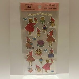 My Melody-Kurahashi Rei Cake Sticker Sheet